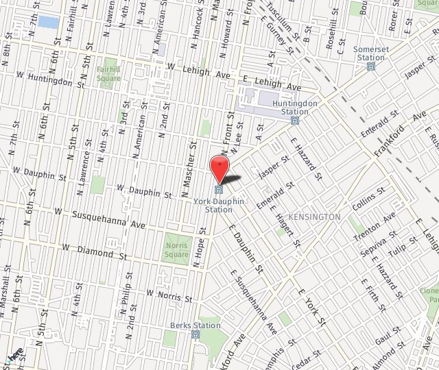 Location Map: 2338 N Front St. Philadelphia, PA 19133